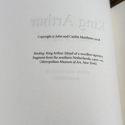 LOT 76M: Folio Society Books - Book of Historical Mysteries, King Arthur: History & Legend by John & Caitlin Matthews, Cover Her...