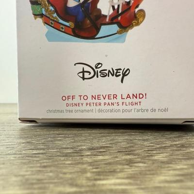 LOT 79M: Disney Hallmark Keepsake Ornaments w/ Boxes - Haunted Mansion, Peter Pan's Flight, Cinderella's Castle,...