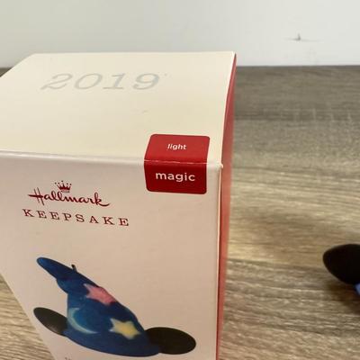 LOT 79M: Disney Hallmark Keepsake Ornaments w/ Boxes - Haunted Mansion, Peter Pan's Flight, Cinderella's Castle,...