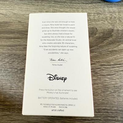 LOT 79M: Disney Hallmark Keepsake Ornaments w/ Boxes - Haunted Mansion, Peter Pan's Flight, Cinderella's Castle,...