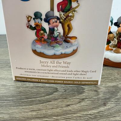LOT 80M: Disney Hallmark Keepsake Ornaments w/ Boxes - Mickey's Christmas Carol, Pirates of the Caribbean, Jazzy All the Way, 100...
