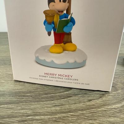 LOT 80M: Disney Hallmark Keepsake Ornaments w/ Boxes - Mickey's Christmas Carol, Pirates of the Caribbean, Jazzy All the Way, 100...