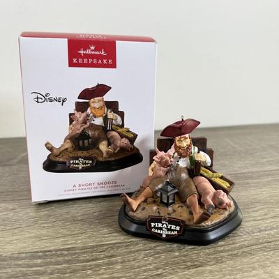 LOT 80M: Disney Hallmark Keepsake Ornaments w/ Boxes - Mickey's Christmas Carol, Pirates of the Caribbean, Jazzy All the Way, 100...
