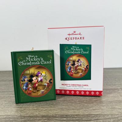 LOT 80M: Disney Hallmark Keepsake Ornaments w/ Boxes - Mickey's Christmas Carol, Pirates of the Caribbean, Jazzy All the Way, 100...