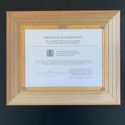 LOT 82 M: Thomas Kinkade Studios Disney Prints: "Mickey And Minnie In London" & "Tinker Bell And Peter Pan Fly To...