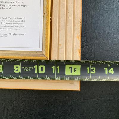 LOT 82 M: Thomas Kinkade Studios Disney Prints: "Mickey And Minnie In London" & "Tinker Bell And Peter Pan Fly To...