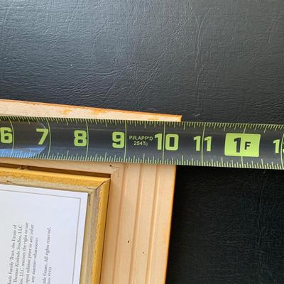 LOT 82 M: Thomas Kinkade Studios Disney Prints: "Mickey And Minnie In London" & "Tinker Bell And Peter Pan Fly To...