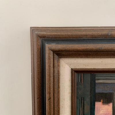 LOT 83 M: Framed & Signed Lloyd Garrison Oil Painting 2013: Cowboy