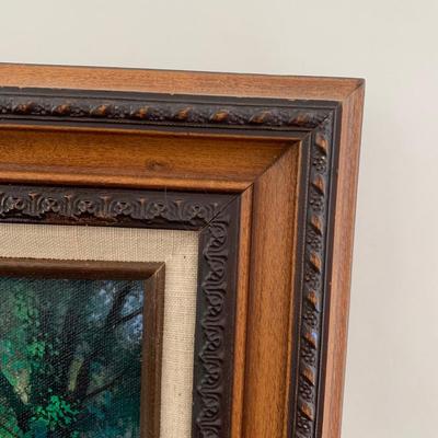 LOT 84 M: Framed & Signed Lloyd Garrison Oil Painting 2018: Nighttime Horse & Carriage