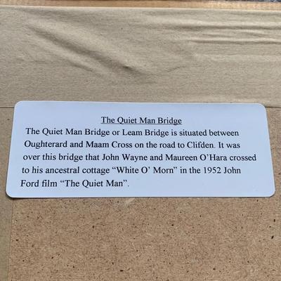 LOT 86 M: Framed & Signed Prints by Tim Moloney based on the Movie "The Quiet Man"; "The Quiet Man Cottage" &...