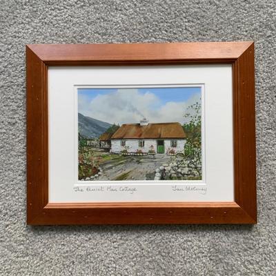 LOT 86 M: Framed & Signed Prints by Tim Moloney based on the Movie "The Quiet Man"; "The Quiet Man Cottage" &...