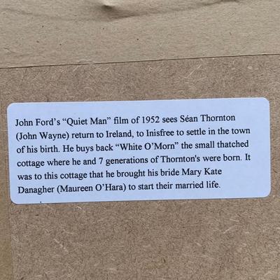 LOT 86 M: Framed & Signed Prints by Tim Moloney based on the Movie "The Quiet Man"; "The Quiet Man Cottage" &...