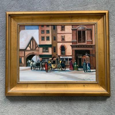 LOT 88 M: Framed & Signed Lloyd Garrison Oil Painting 2012
