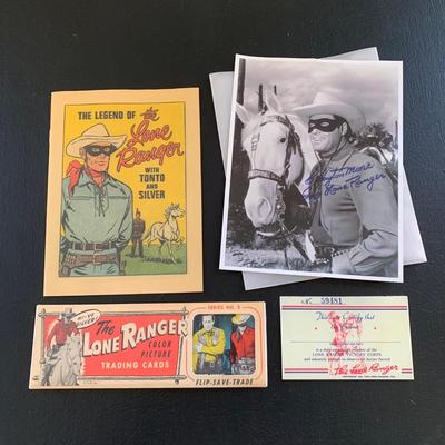 LOT 89 M: The Lone Ranger Collection: Series #8 Color Picture Trading Cards, 1969 "The Legend Of The Lone Ranger With Tonto And...