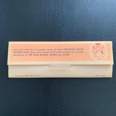 LOT 89 M: The Lone Ranger Collection: Series #8 Color Picture Trading Cards, 1969 "The Legend Of The Lone Ranger With Tonto And...