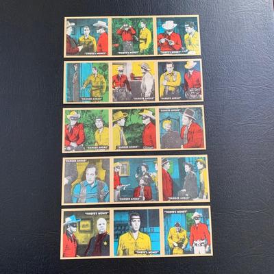 LOT 89 M: The Lone Ranger Collection: Series #8 Color Picture Trading Cards, 1969 "The Legend Of The Lone Ranger With Tonto And...