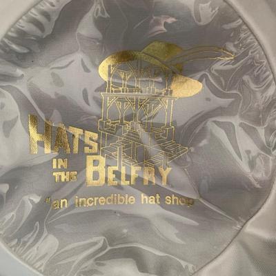 LOT 91 M: Scala Brown Wool Felt Size XL Cowboy Hat & Hats In The Belfry Black Felt Derby Hat Size 7 5/8