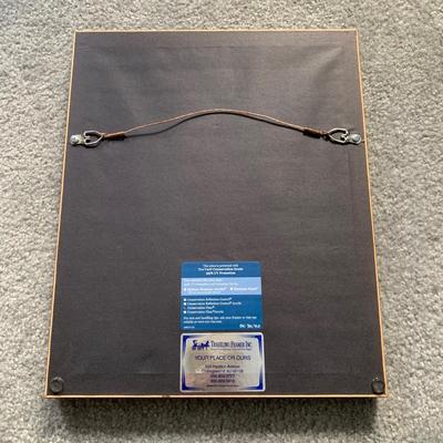 LOT 92 M: Framed John Wayne Collection: First Day Issue Stagecoach Stamp, Limited Edition Film Cells, Rio Bravo "Dynamite"...