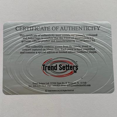 LOT 92 M: Framed John Wayne Collection: First Day Issue Stagecoach Stamp, Limited Edition Film Cells, Rio Bravo "Dynamite"...