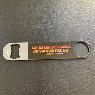 LOT 93 M: John Wayne Collection: 6 oz Stainless Steel Flask, Stamp Lapel Pins, Franklin Mint Collector's Playing Card Set, & More