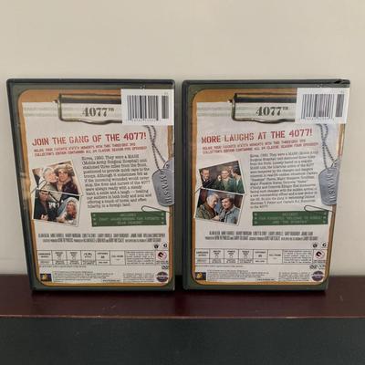 LOT 94 M: M*A*S*H Collection; Coffee Mug, Iron On Patch, DVD's Season 1 - 11, & Framed Infograph