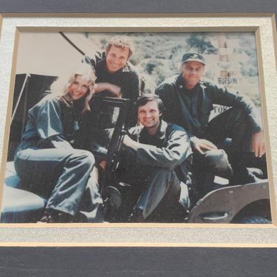 LOT 94 M: M*A*S*H Collection; Coffee Mug, Iron On Patch, DVD's Season 1 - 11, & Framed Infograph