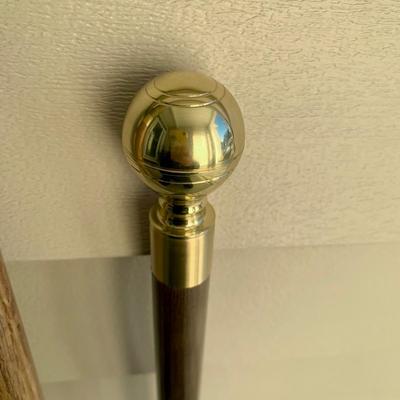 LOT 95 M: Collection of Brass Handled Walking Canes