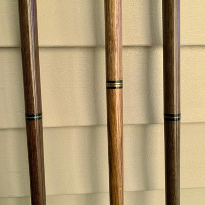 LOT 95 M: Collection of Brass Handled Walking Canes