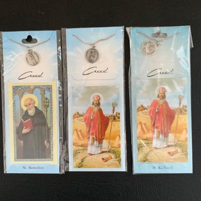 LOT 96 M: Religious Collection; The Nativity Of Jesus Christ Coin Set, Rosaries, Pendants, & More
