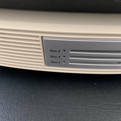 LOT 97 M: Bose Wave Music System Model #AWRCC2, Multi CD Changer Accessory, & Remotes