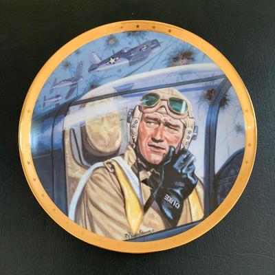 LOT 99 M: John Wayne Limited Edition Porcelain Plate Collection; Franklin Mint by Robert Tomenbaum & Bradford Exchange by David Sutton