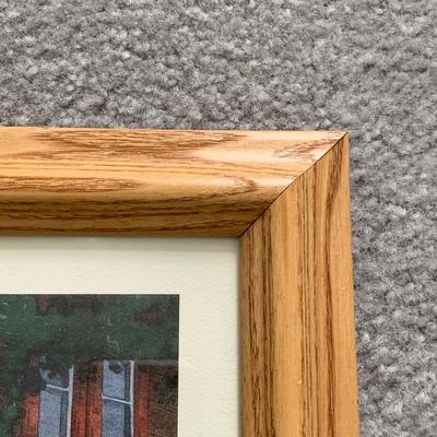 LOT 101 M: Framed, Signed, & Numbered Print by L. Crungnola "Dicken's At Dusk"