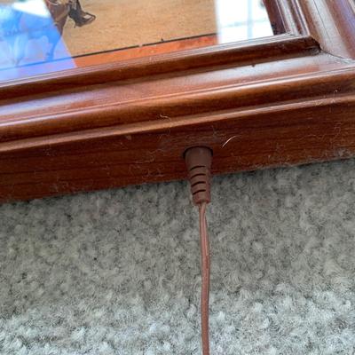 LOT 102 M: Bradford Exchange Limited Edition John Wayne "Stained Glass" Light Boxes; "Hero Of The West" 2006 &...