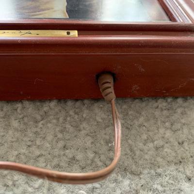 LOT 102 M: Bradford Exchange Limited Edition John Wayne "Stained Glass" Light Boxes; "Hero Of The West" 2006 &...