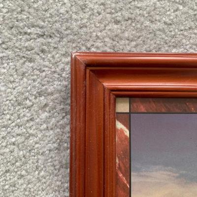 LOT 102 M: Bradford Exchange Limited Edition John Wayne "Stained Glass" Light Boxes; "Hero Of The West" 2006 &...