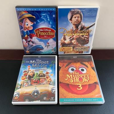 LOT 103 M: Disney Collection: Keychains, Postcards, CD, Playing Cards, Grumpy & Figment Stuffed Animals, DVD's, & More