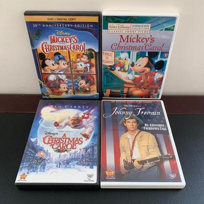 LOT 103 M: Disney Collection: Keychains, Postcards, CD, Playing Cards, Grumpy & Figment Stuffed Animals, DVD's, & More