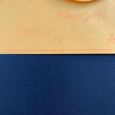 LOT 105 M: The Muppets Collection: Lego Figures, Posable Kermit w/ Banjo Figure, Statler & Waldorf in Balcony Figures, "The...