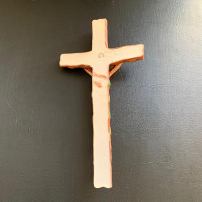 LOT 108 M: Religious Collection: Crucifixes, Figures, Teleflora Music Box, & Hidden Nativity Egg