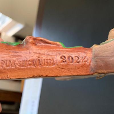 LOT 108 M: Religious Collection: Crucifixes, Figures, Teleflora Music Box, & Hidden Nativity Egg