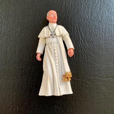 LOT 108 M: Religious Collection: Crucifixes, Figures, Teleflora Music Box, & Hidden Nativity Egg