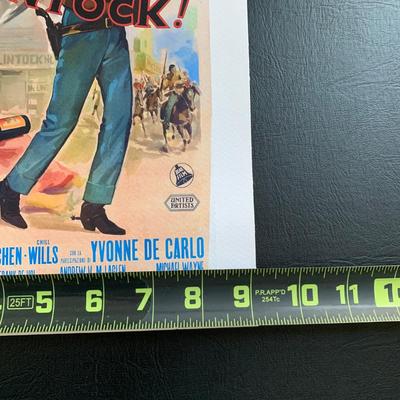 LOT 109 M: John Wayne Movie Poster Collection: Rio Grande, El Dorado, The Quiet Man & More