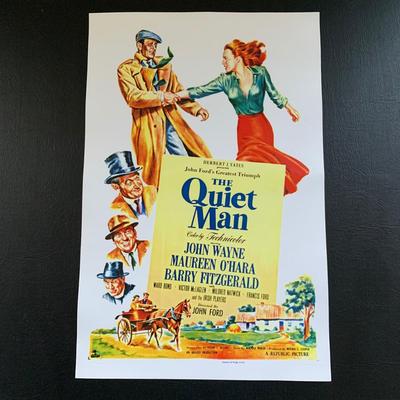 LOT 109 M: John Wayne Movie Poster Collection: Rio Grande, El Dorado, The Quiet Man & More