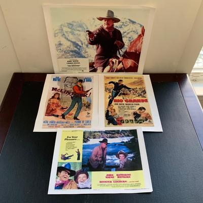 LOT 109 M: John Wayne Movie Poster Collection: Rio Grande, El Dorado, The Quiet Man & More