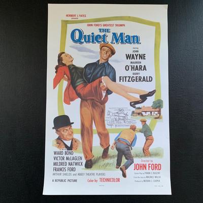 LOT 109 M: John Wayne Movie Poster Collection: Rio Grande, El Dorado, The Quiet Man & More