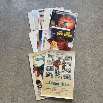 LOT 109 M: John Wayne Movie Poster Collection: Rio Grande, El Dorado, The Quiet Man & More