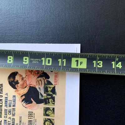 LOT 109 M: John Wayne Movie Poster Collection: Rio Grande, El Dorado, The Quiet Man & More