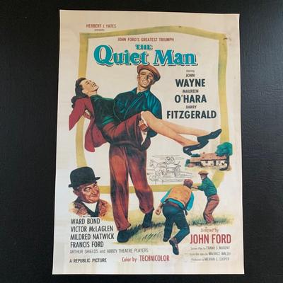 LOT 109 M: John Wayne Movie Poster Collection: Rio Grande, El Dorado, The Quiet Man & More