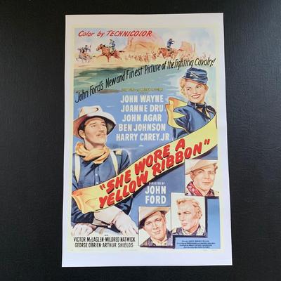LOT 109 M: John Wayne Movie Poster Collection: Rio Grande, El Dorado, The Quiet Man & More