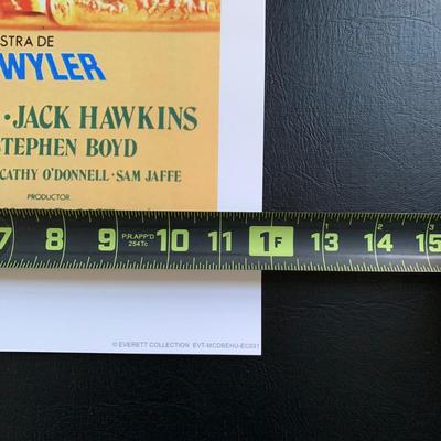 LOT 110 M: Movie Poster Collection: Camelot, Man Of La Mancha, Lawrence Of Arabia, & More